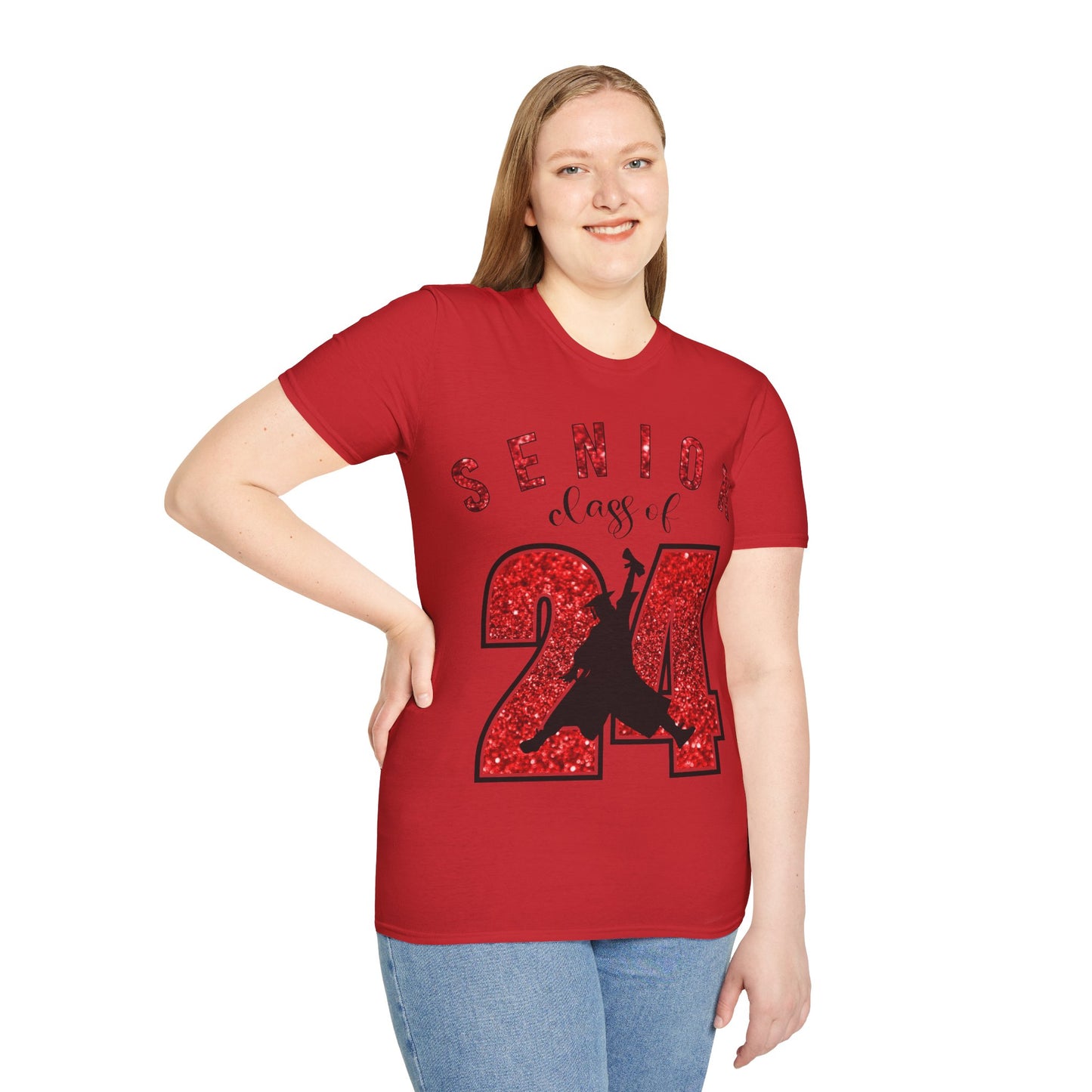 Copy of 2024 Air Jordan | Red Glitter | Senior T-Shirt