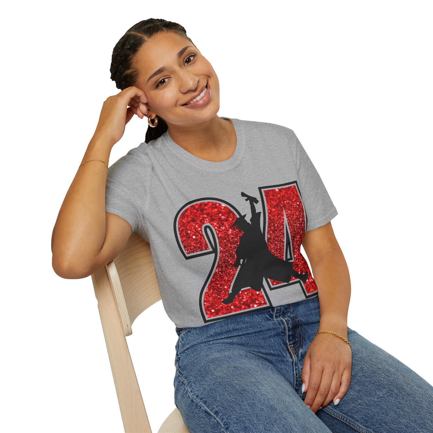 2024 Air Jordan | Red Glitter | Senior Shirt