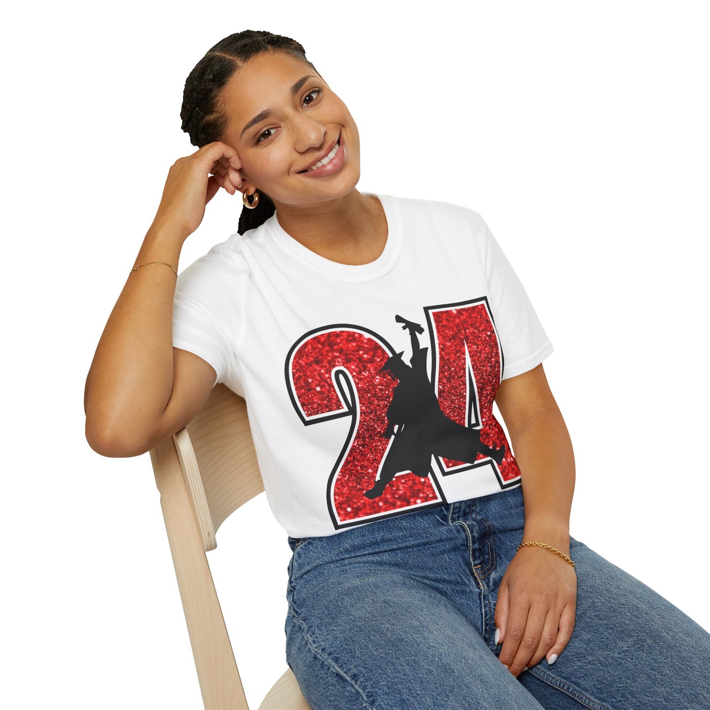 2024 Air Jordan | Red Glitter | Senior Shirt