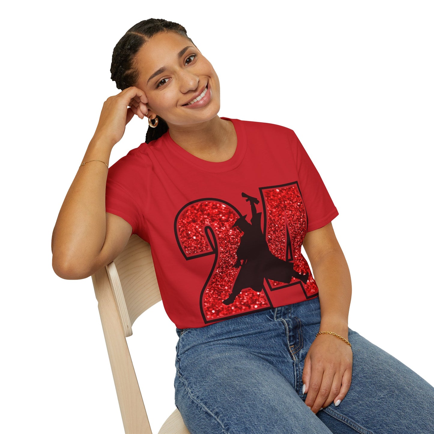 2024 Air Jordan | Red Glitter | Senior Shirt