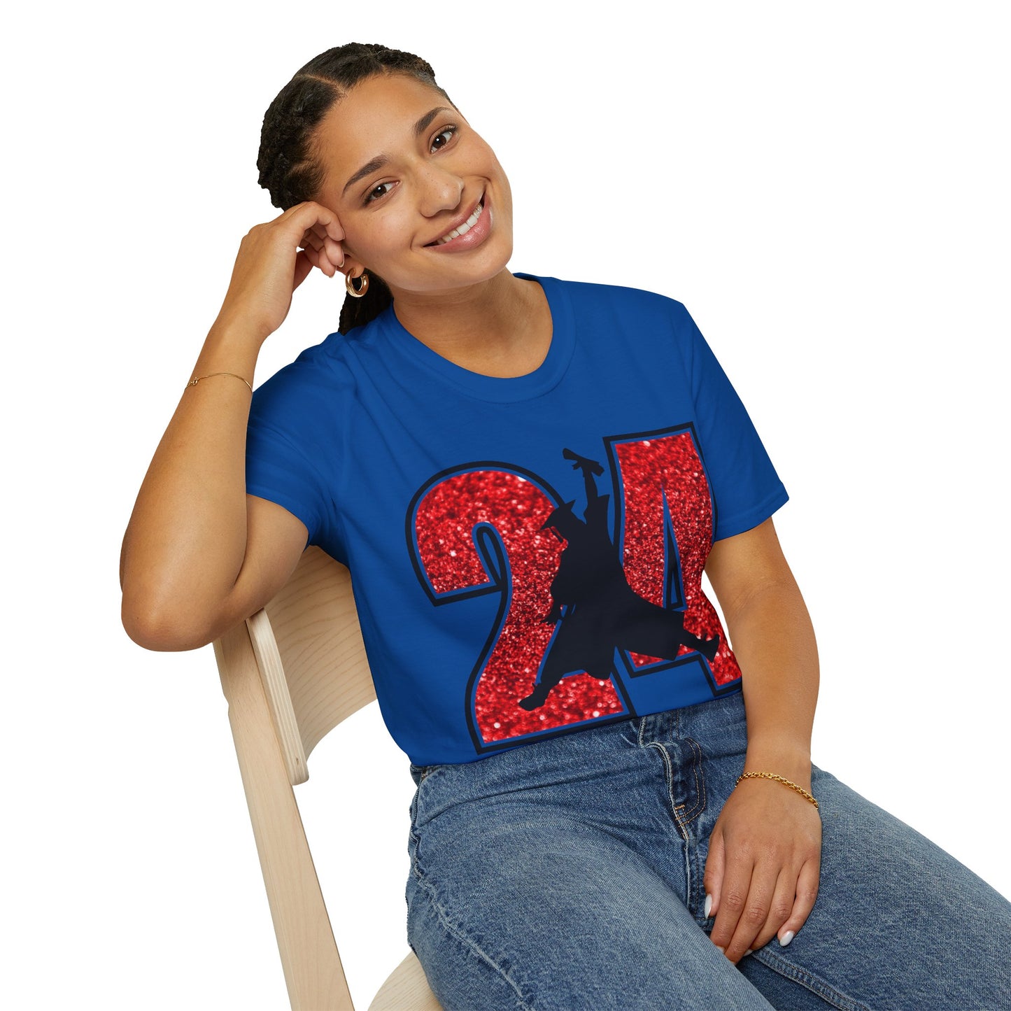 2024 Air Jordan | Red Glitter | Senior Shirt