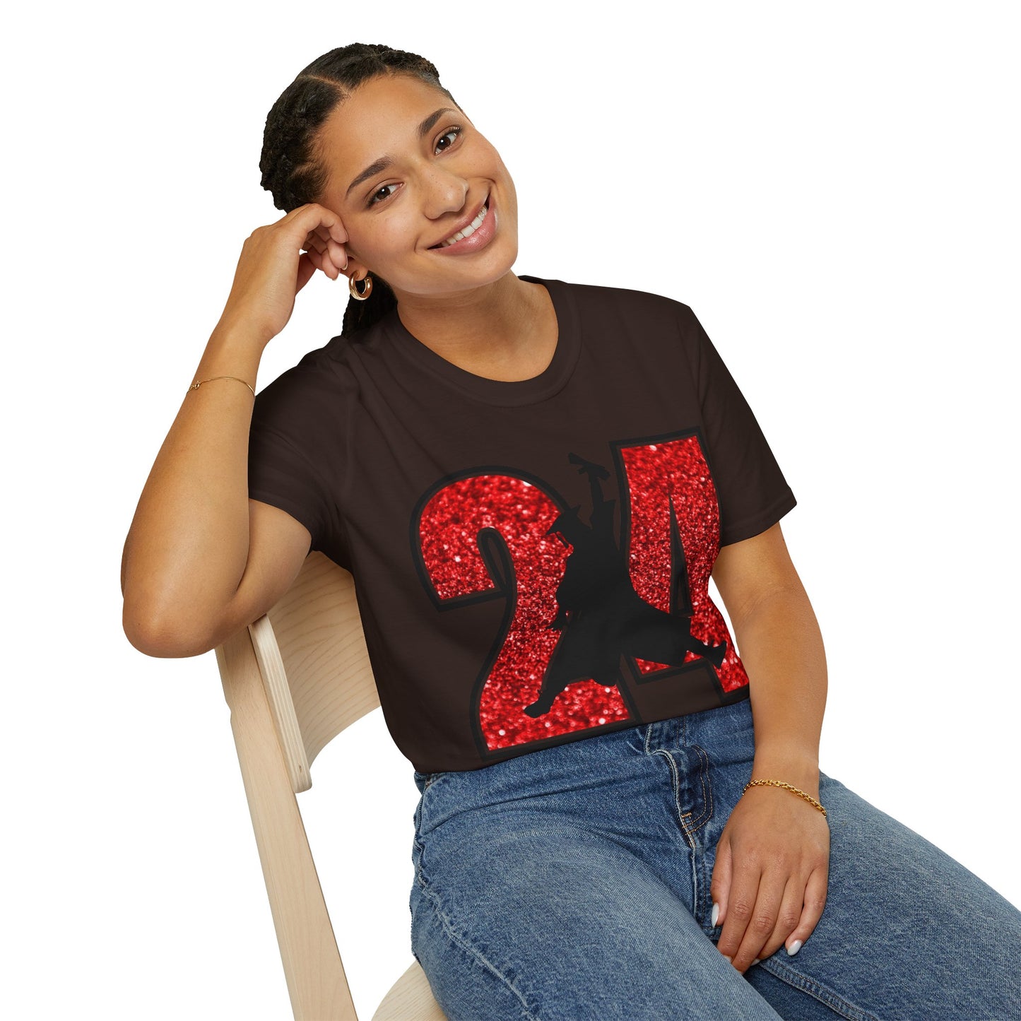 2024 Air Jordan | Red Glitter | Senior Shirt