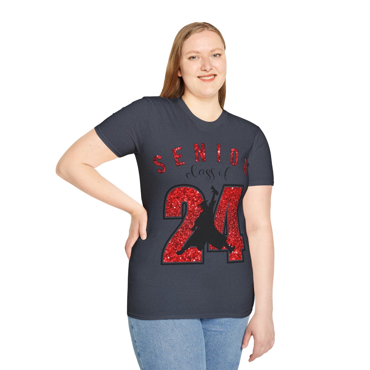 Copy of 2024 Air Jordan | Red Glitter | Senior T-Shirt