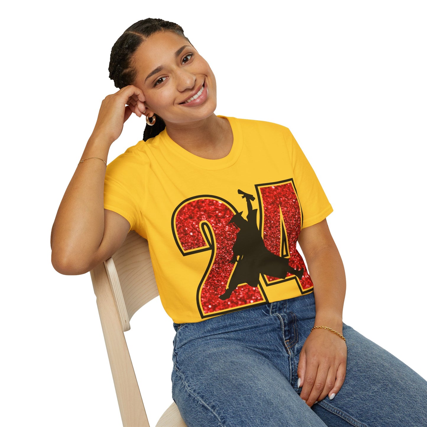 2024 Air Jordan | Red Glitter | Senior Shirt