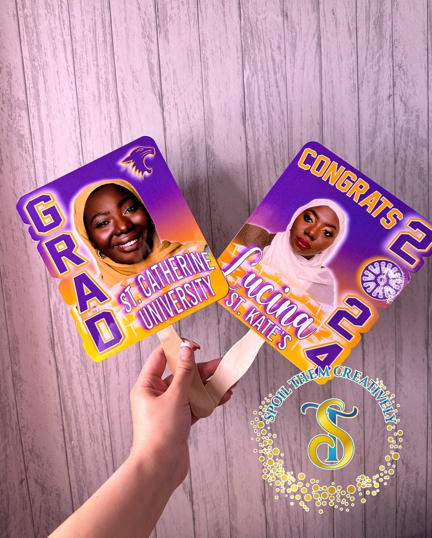 Graduation Hand Fans (4 Pack)