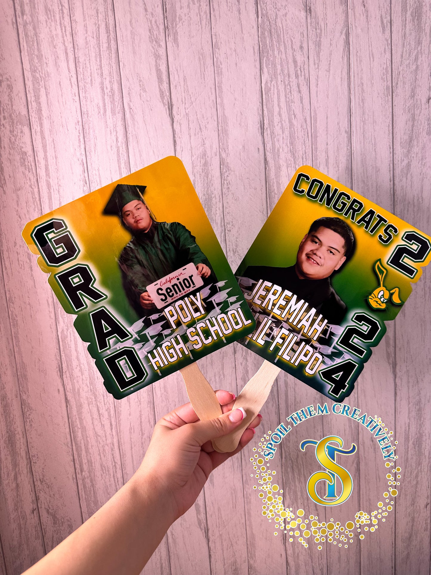 Graduation Hand Fans (4 Pack)