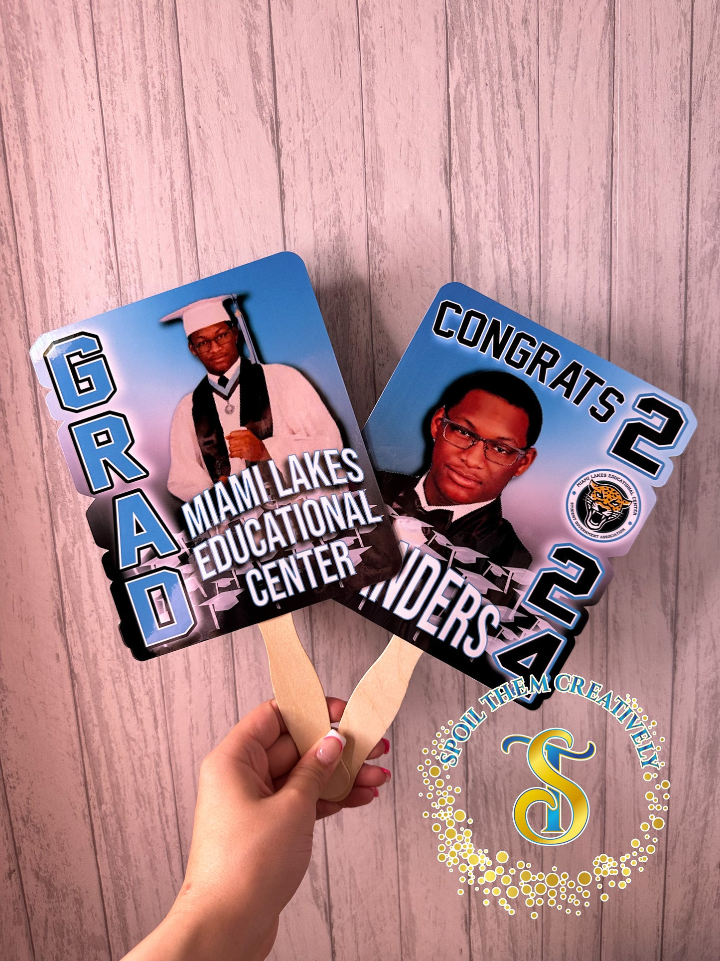 Graduation Hand Fans (4 Pack)