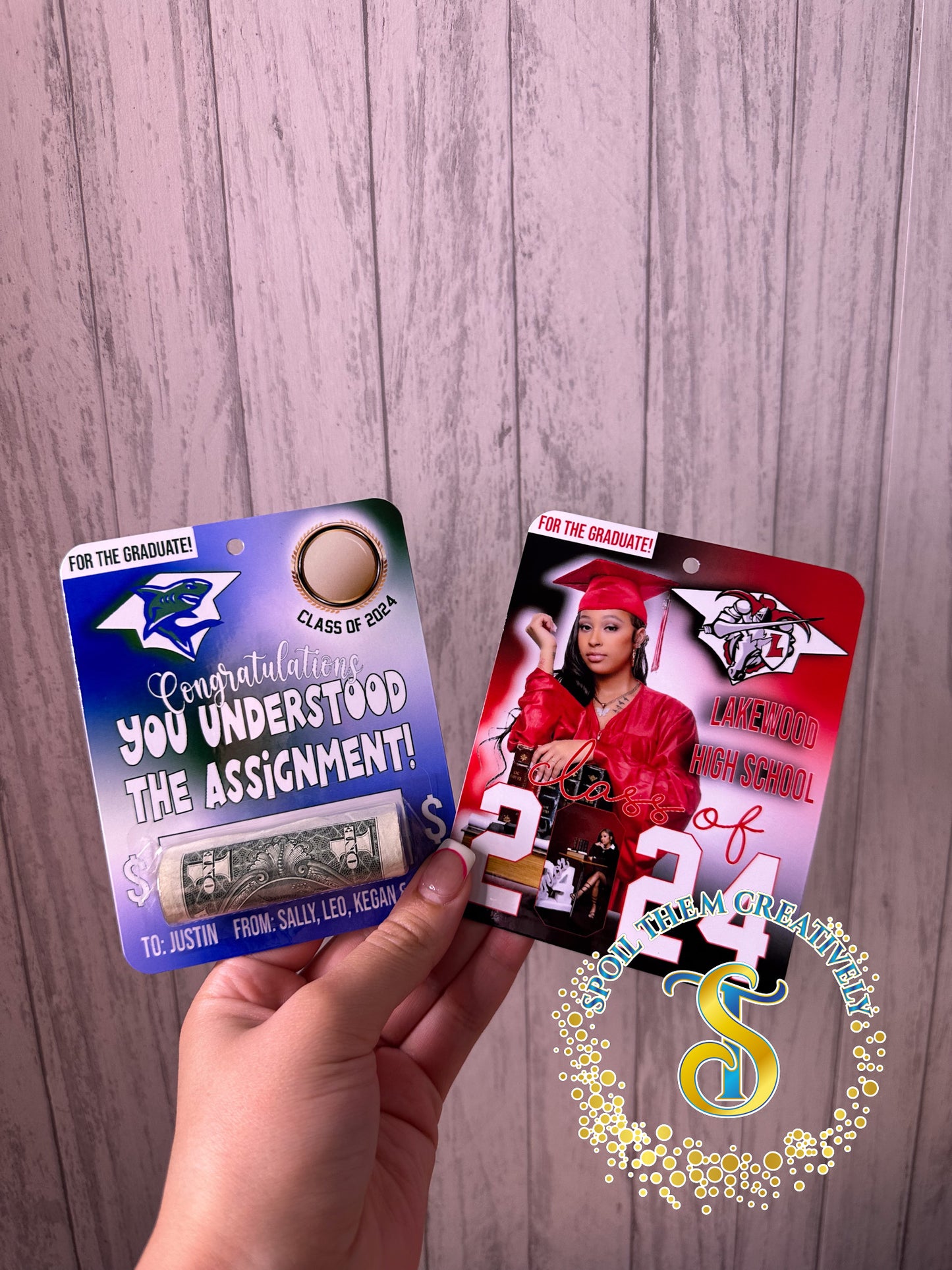 Graduation Money Card Holder