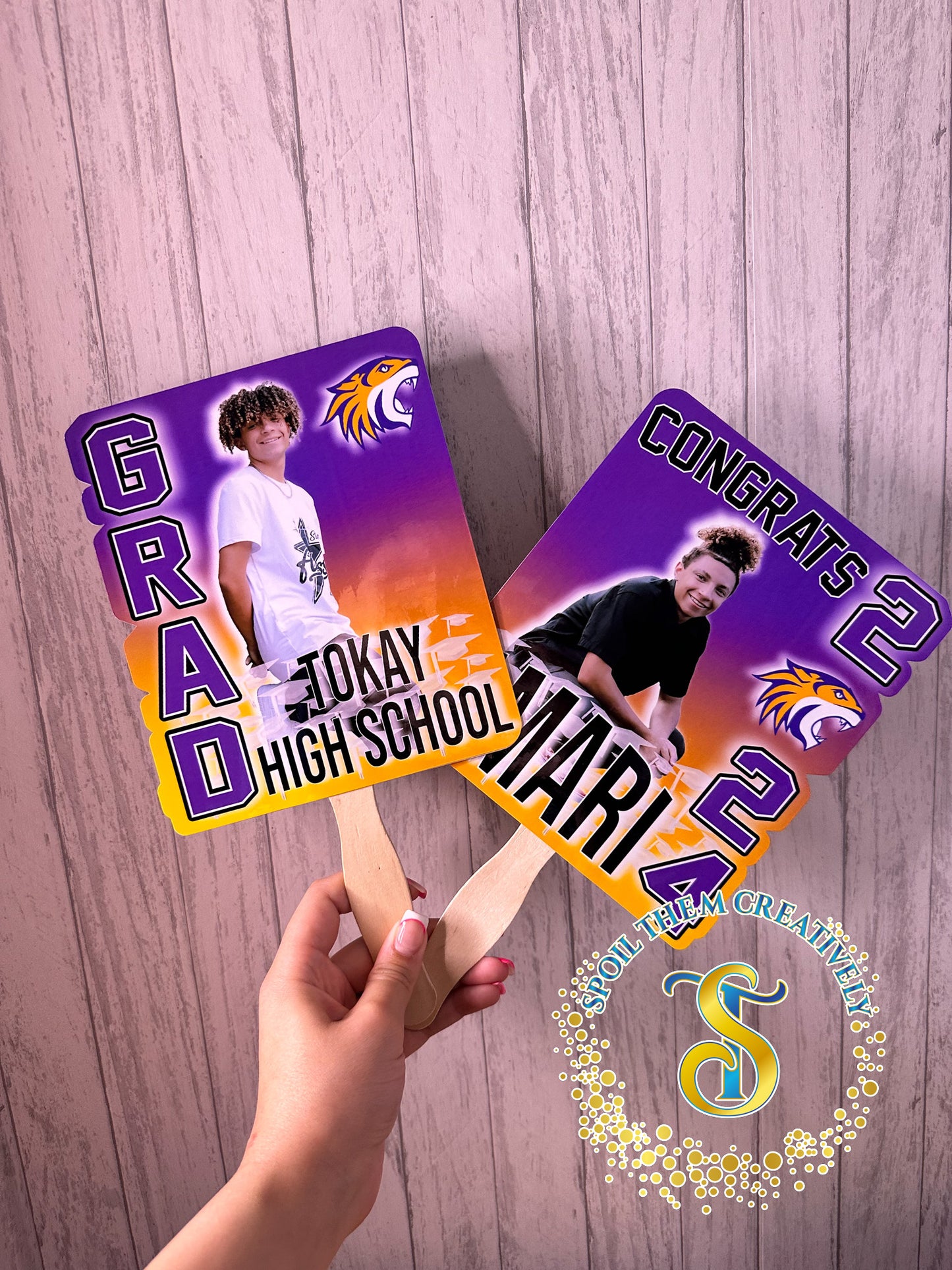 Graduation Hand Fans (4 Pack)