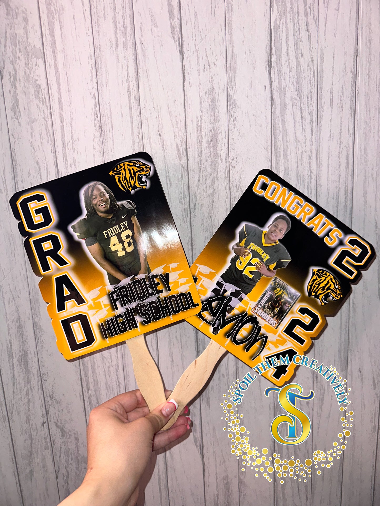 Graduation Hand Fans (4 Pack)