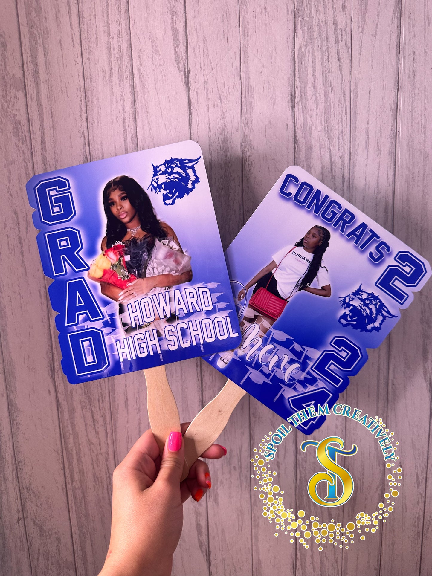 Graduation Hand Fans (4 Pack)