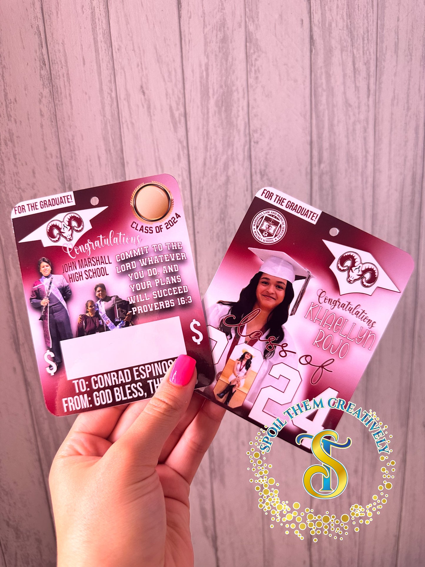 Graduation Money Card Holder