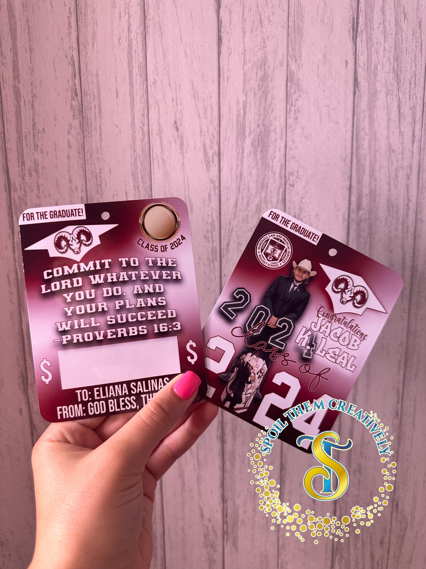 Graduation Money Card Holder