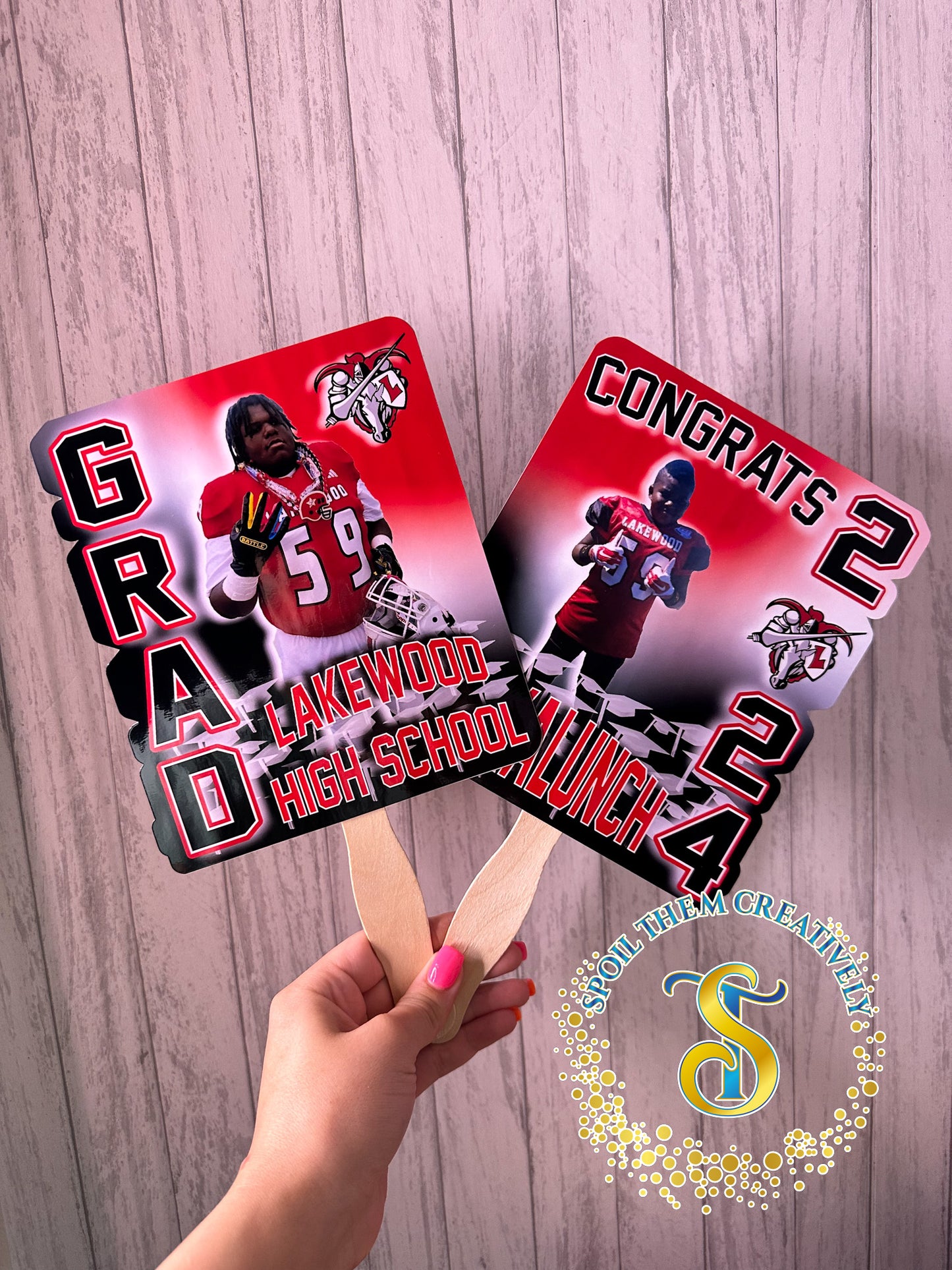 Graduation Hand Fans (4 Pack)