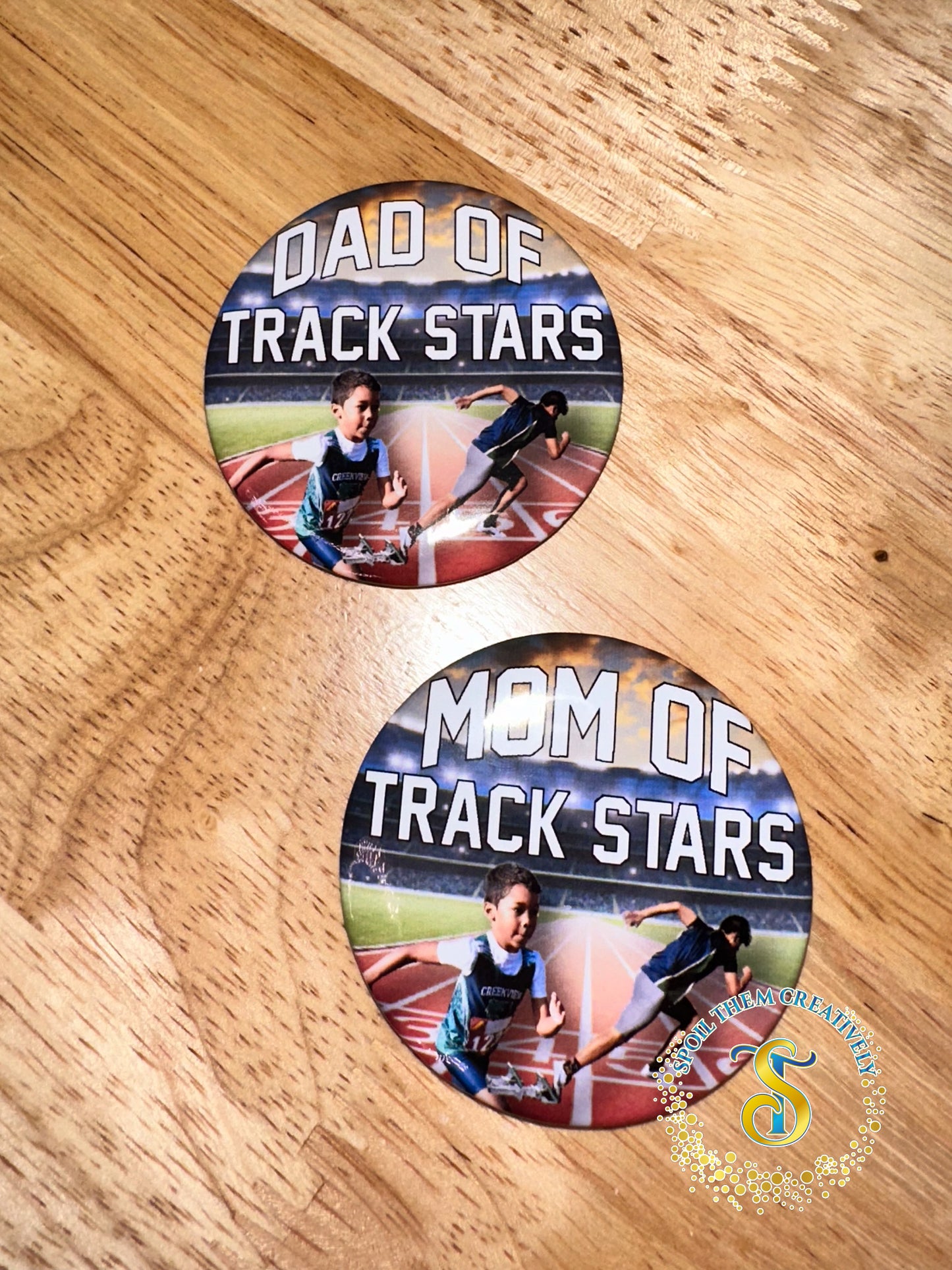 Custom Photo Buttons