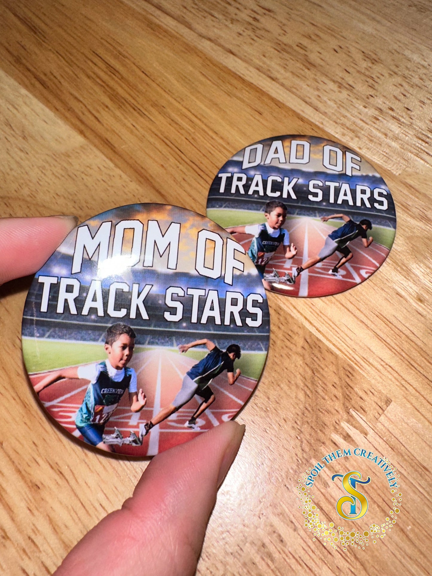 Custom Photo Buttons
