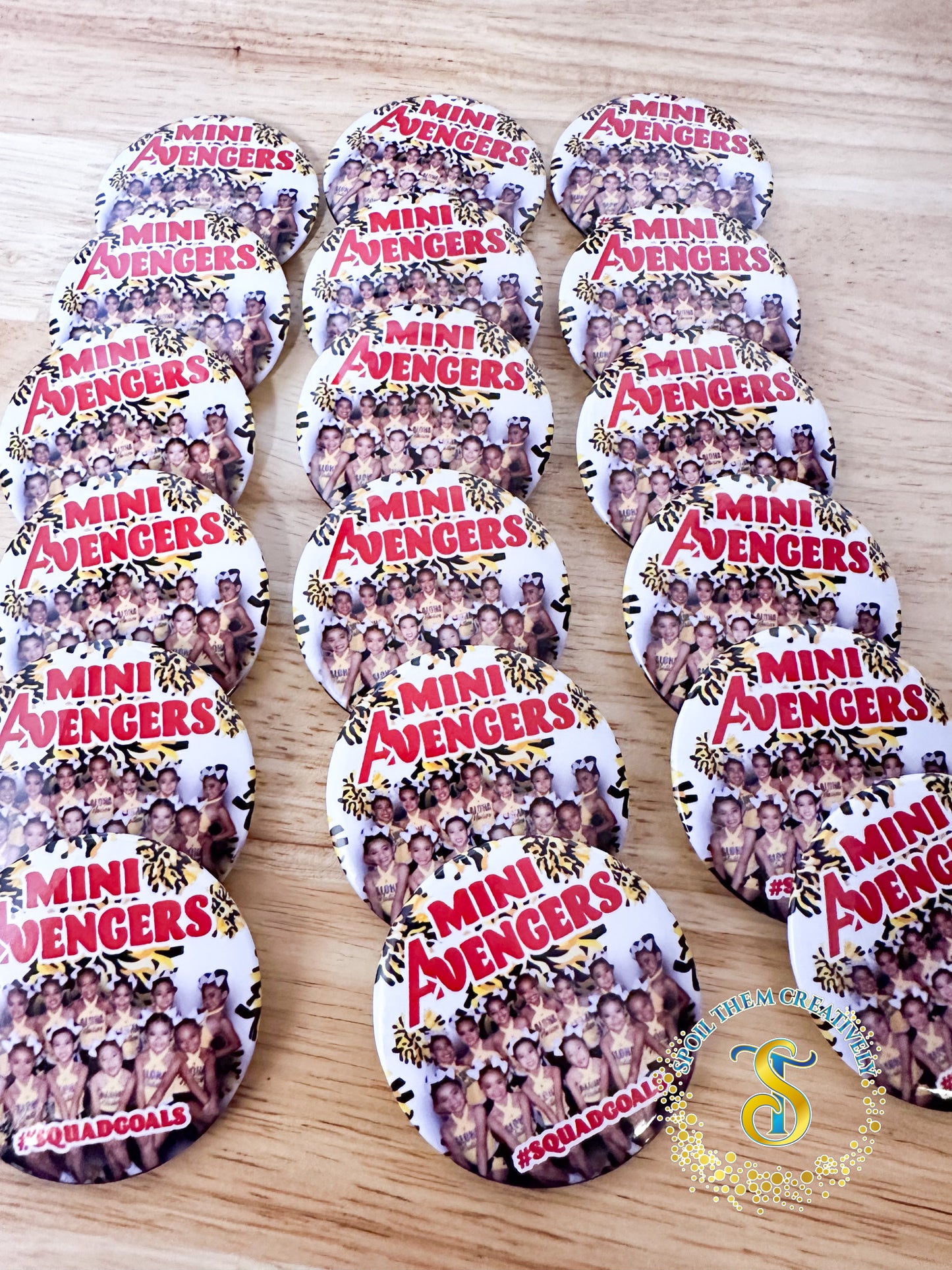Custom Photo Buttons
