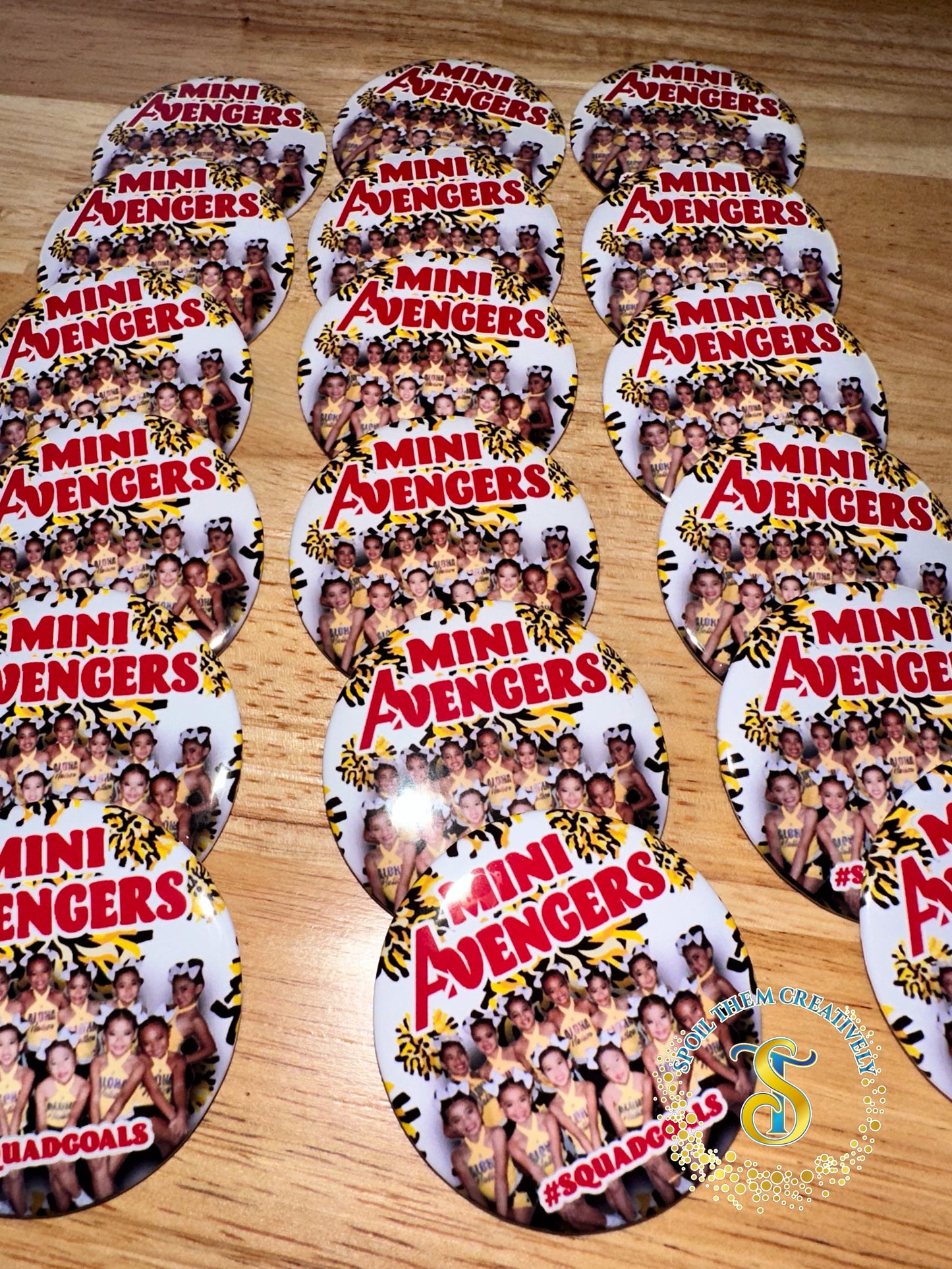Custom Photo Buttons