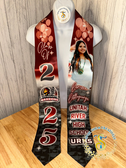 Graduation Stole with 1 Picture