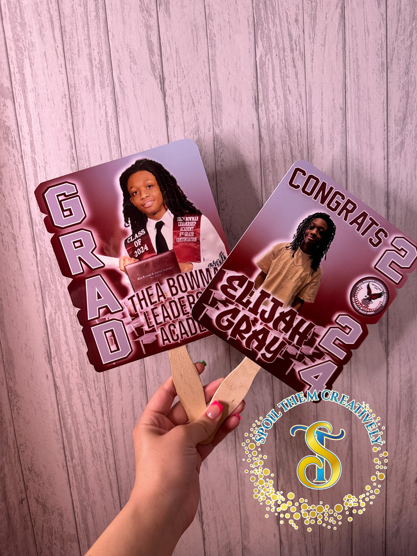 Graduation Hand Fans (4 Pack)