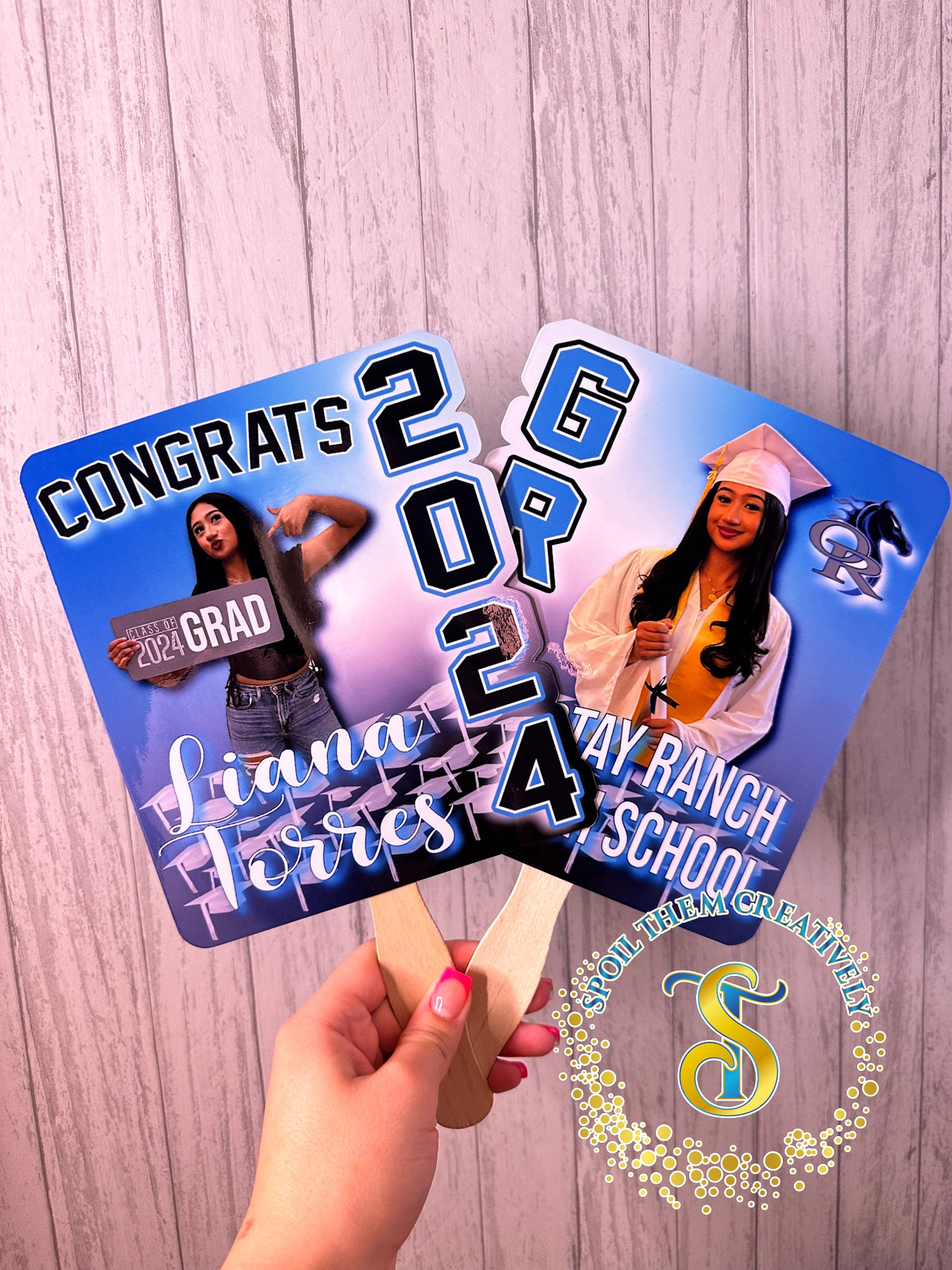 Graduation Hand Fans (4 Pack)