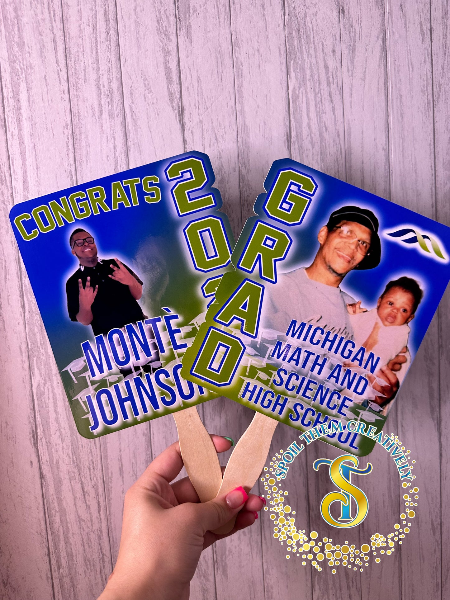 Graduation Hand Fans (4 Pack)