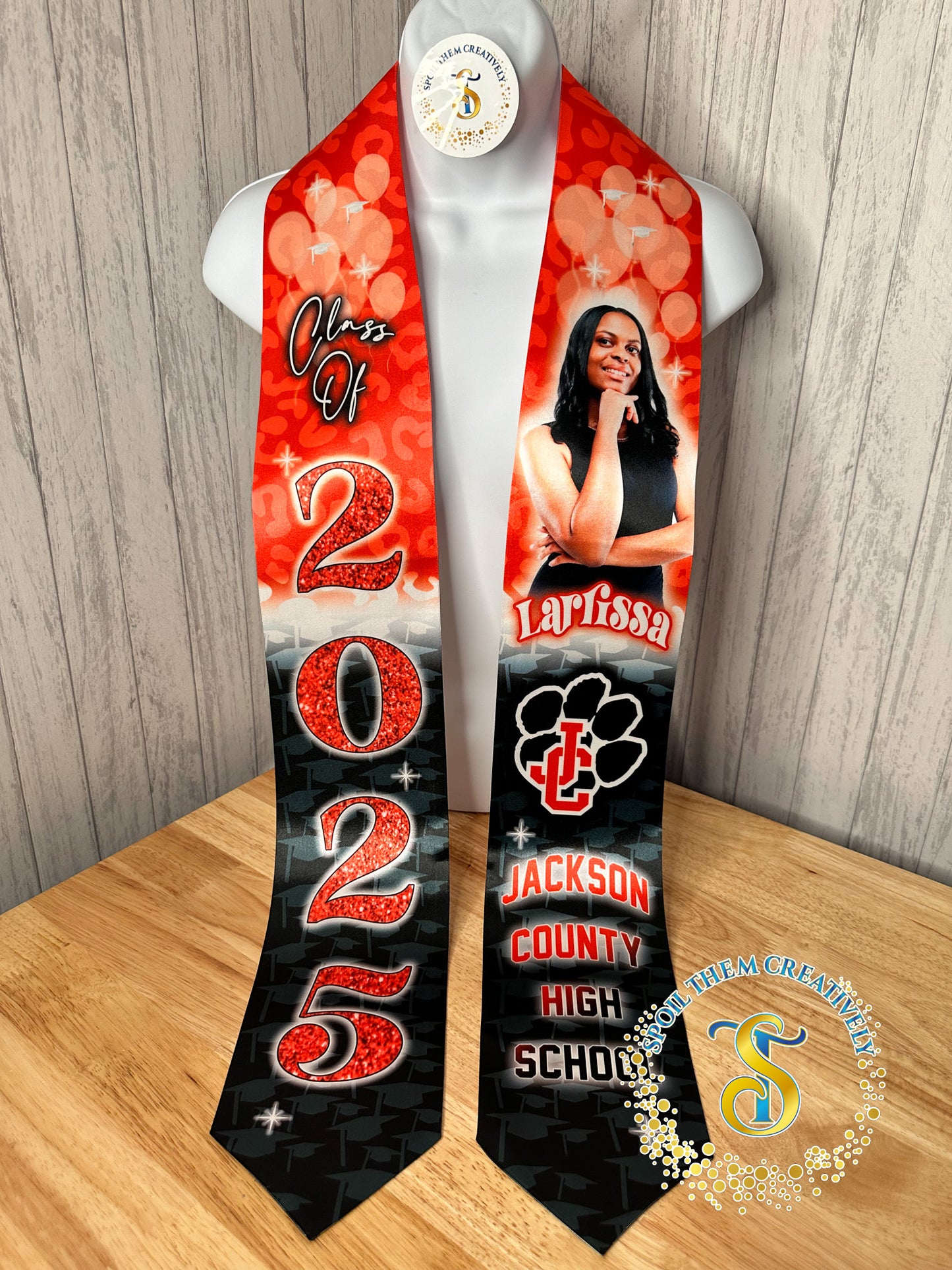 Graduation Stole with 1 Picture