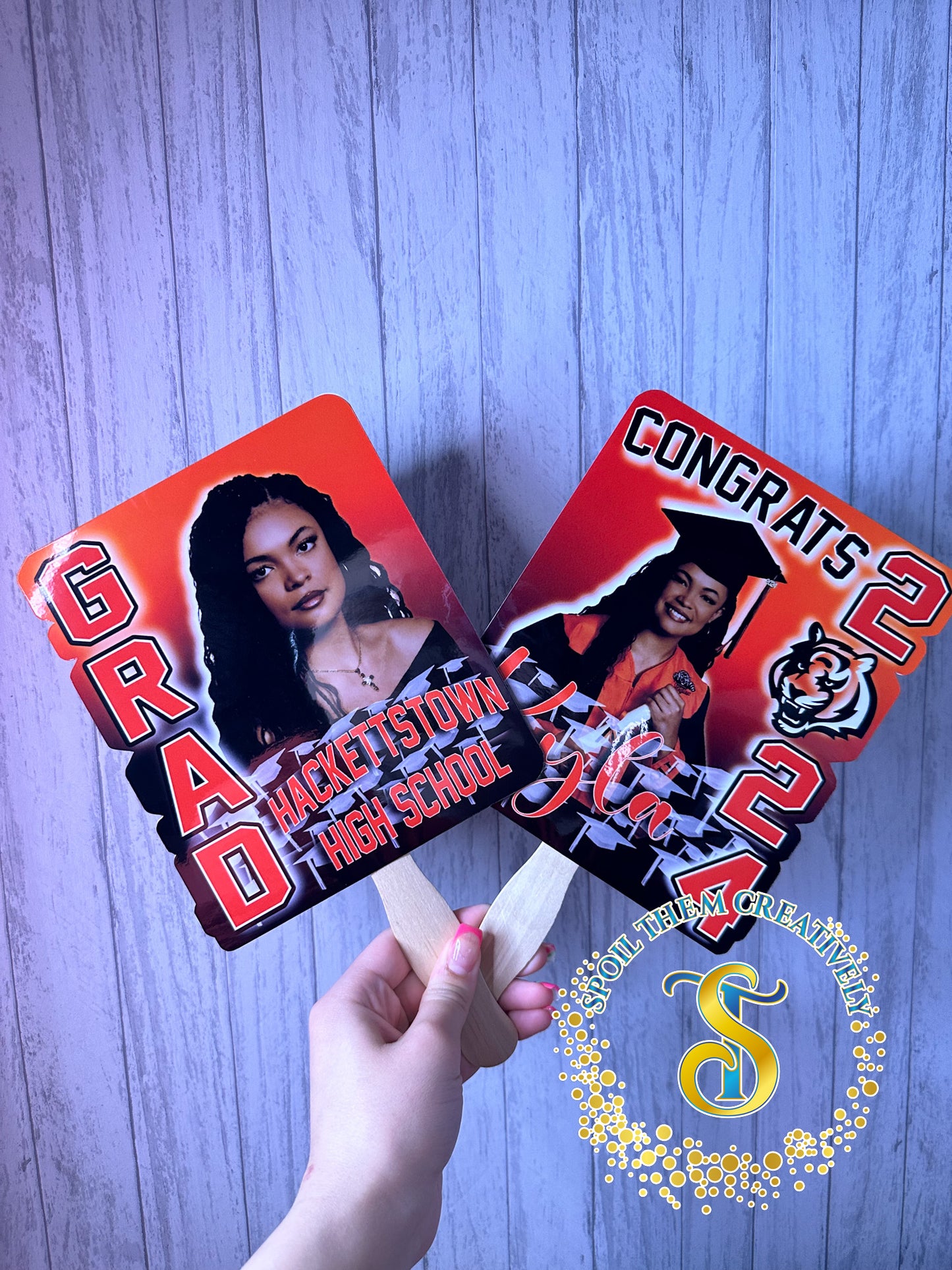 Graduation Hand Fans (4 Pack)