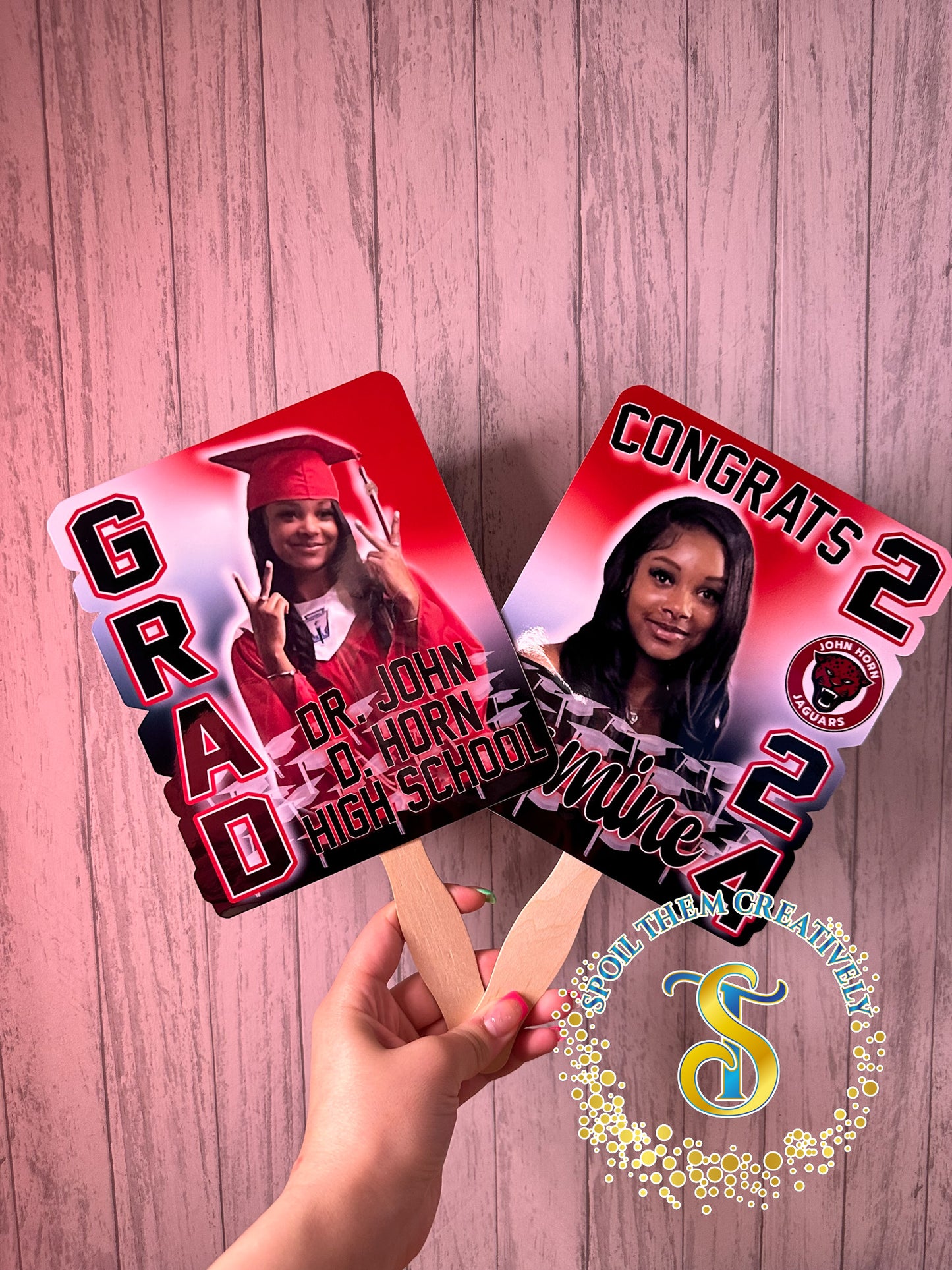 Graduation Hand Fans (4 Pack)