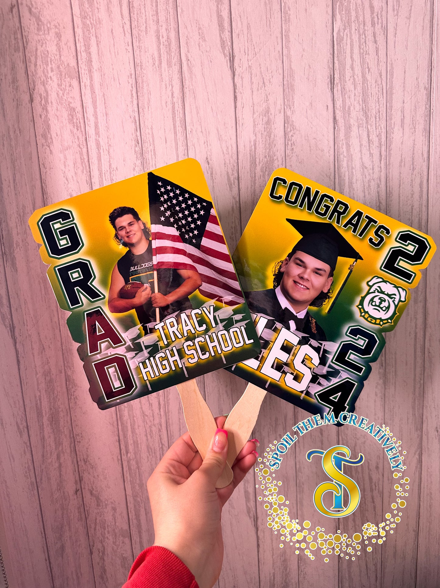 Graduation Hand Fans (4 Pack)