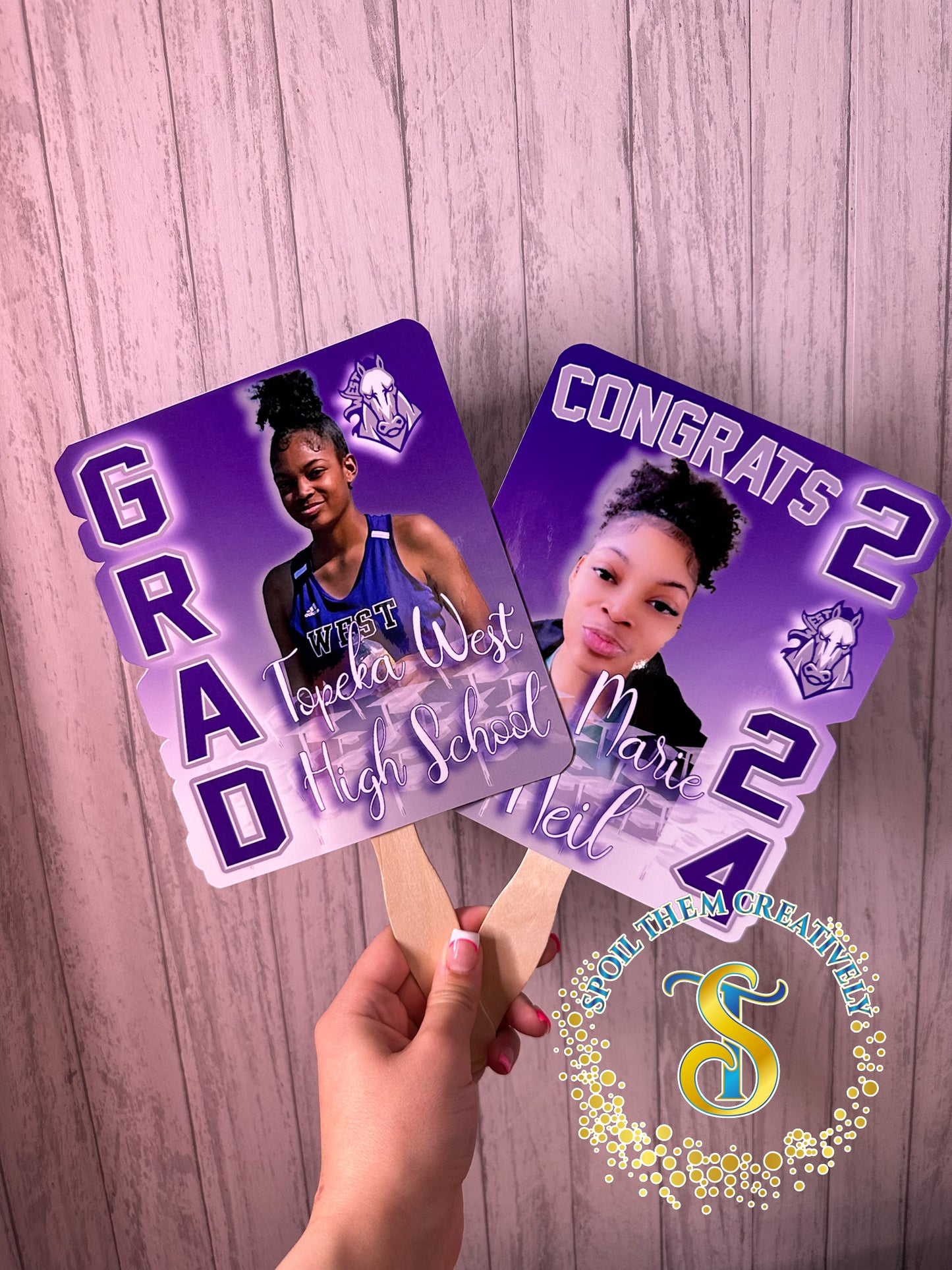 Graduation Hand Fans (4 Pack)