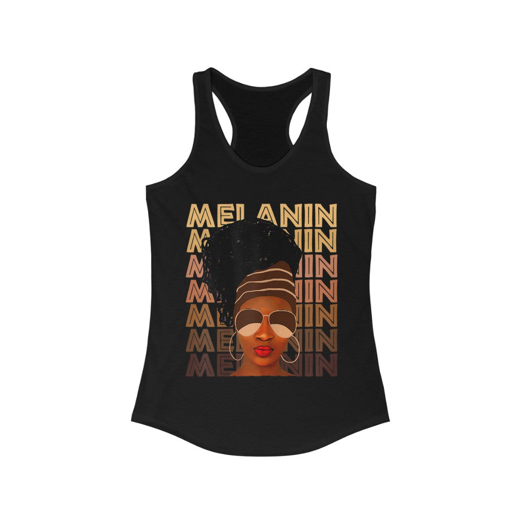 Melanin Women's Racerback Tank Top