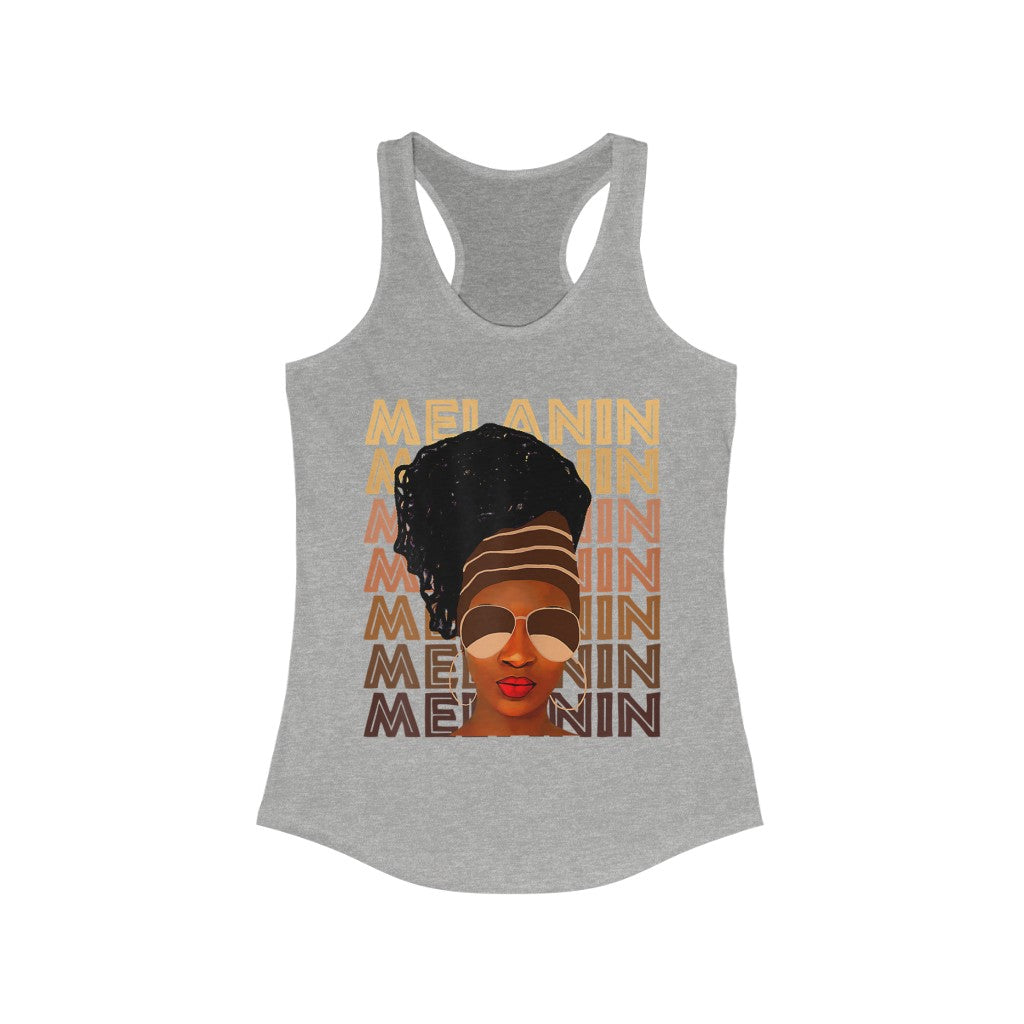 Melanin Women's Racerback Tank Top