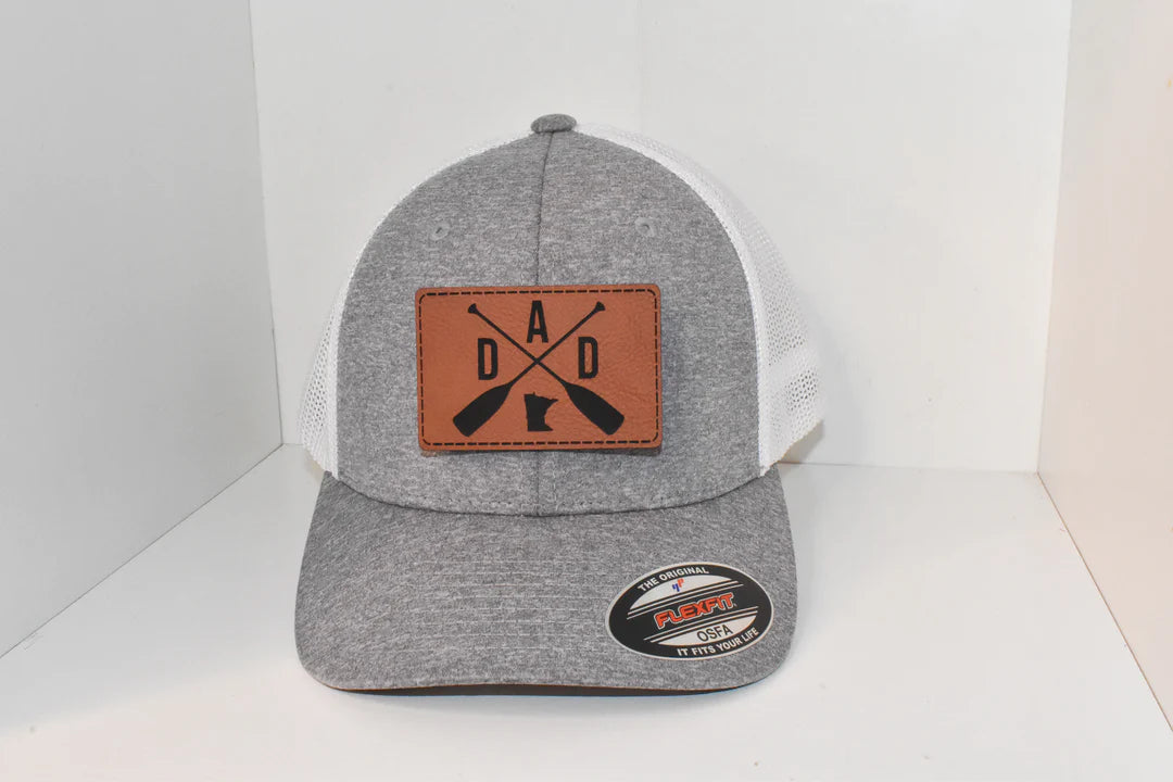 Dad MN Leather Patch Hat