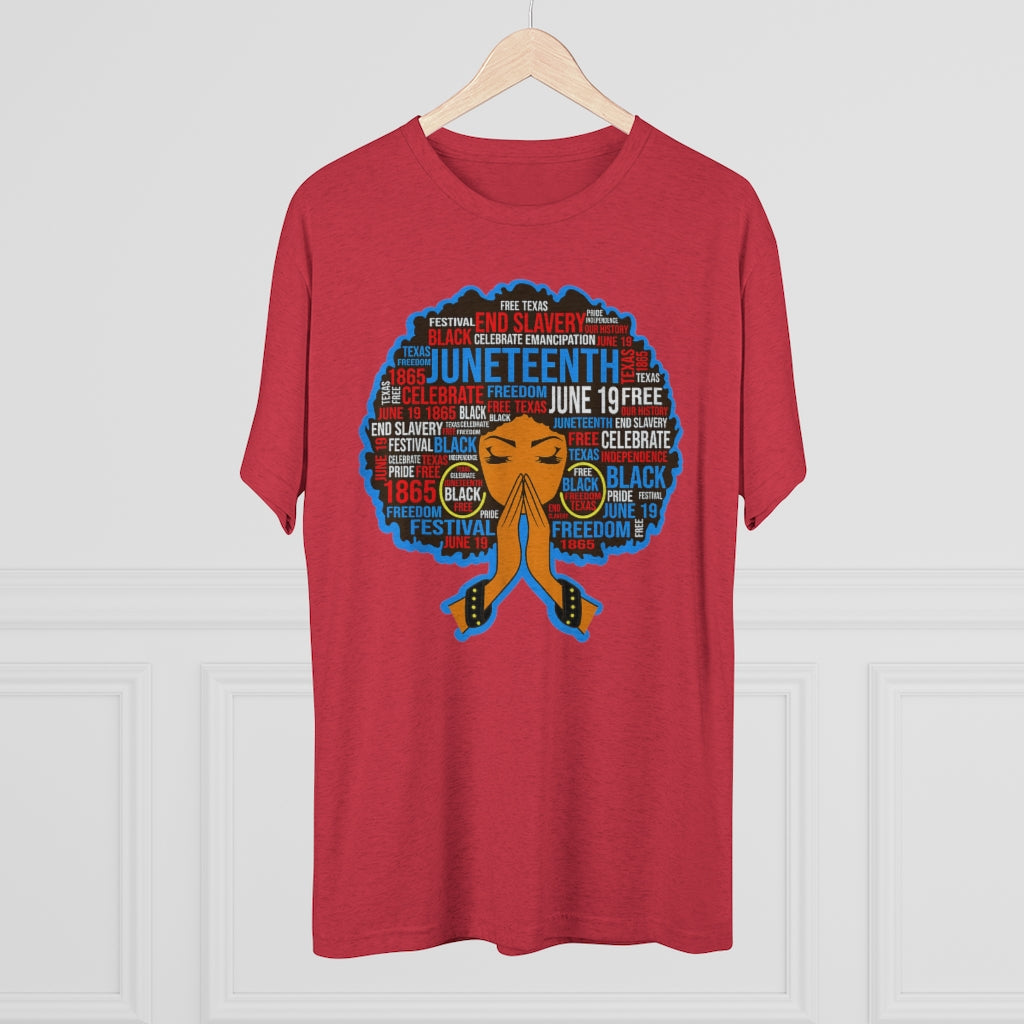 Juneteenth Unisex Tri-Blend Crew Tee
