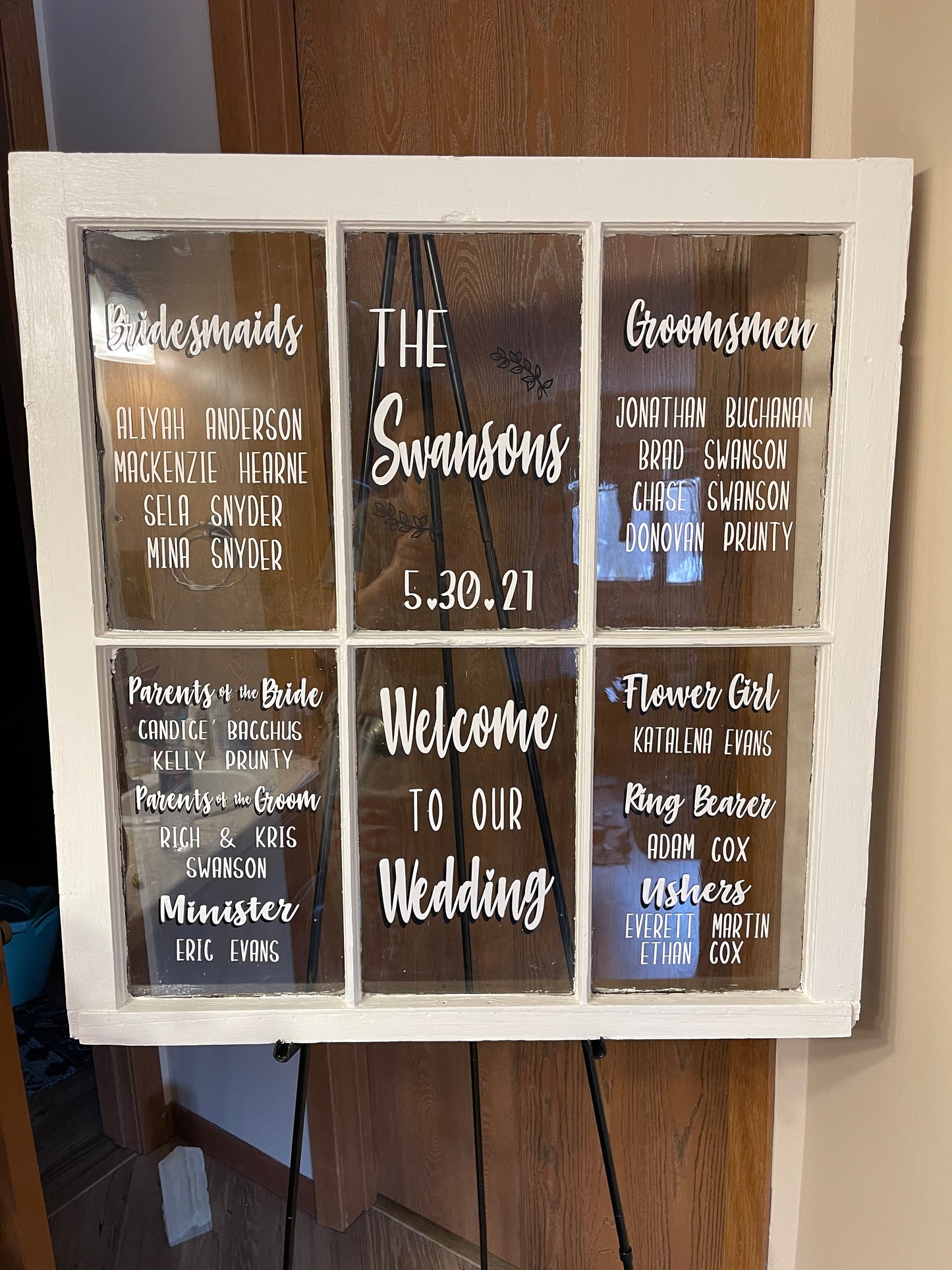 Wedding Window Lettering ONLY | Vinyl Decal for Wedding Displays | DIY Wedding Display