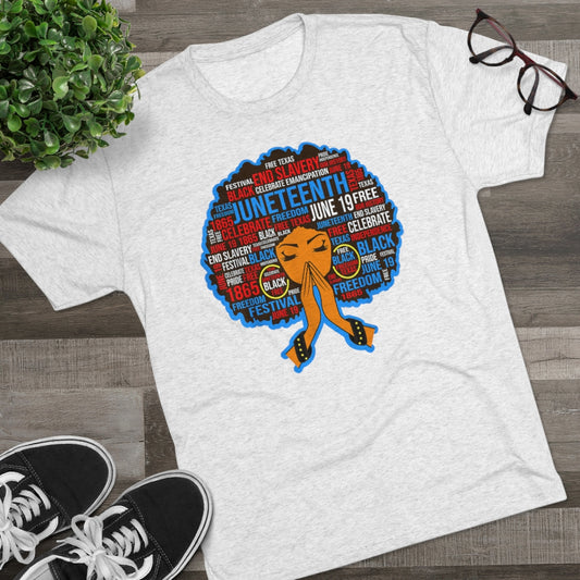 Juneteenth Unisex Tri-Blend Crew Tee