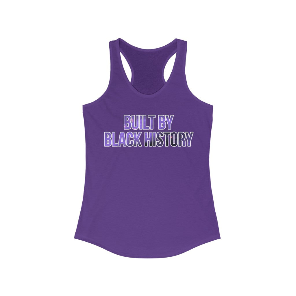Built by Black History Women's Racerback Tank Top