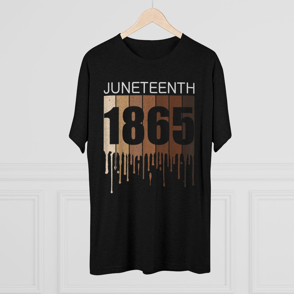 Juneteenth 1865 Unisex Tri-Blend Crew Tee