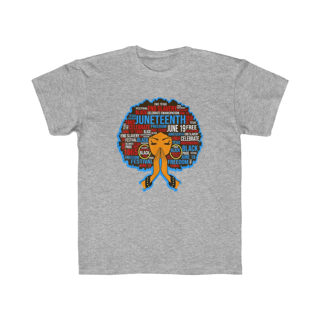 Juneteenth Afro Kids Regular Fit Tee