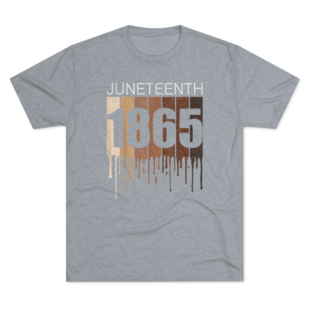 Juneteenth 1865 Unisex Tri-Blend Crew Tee