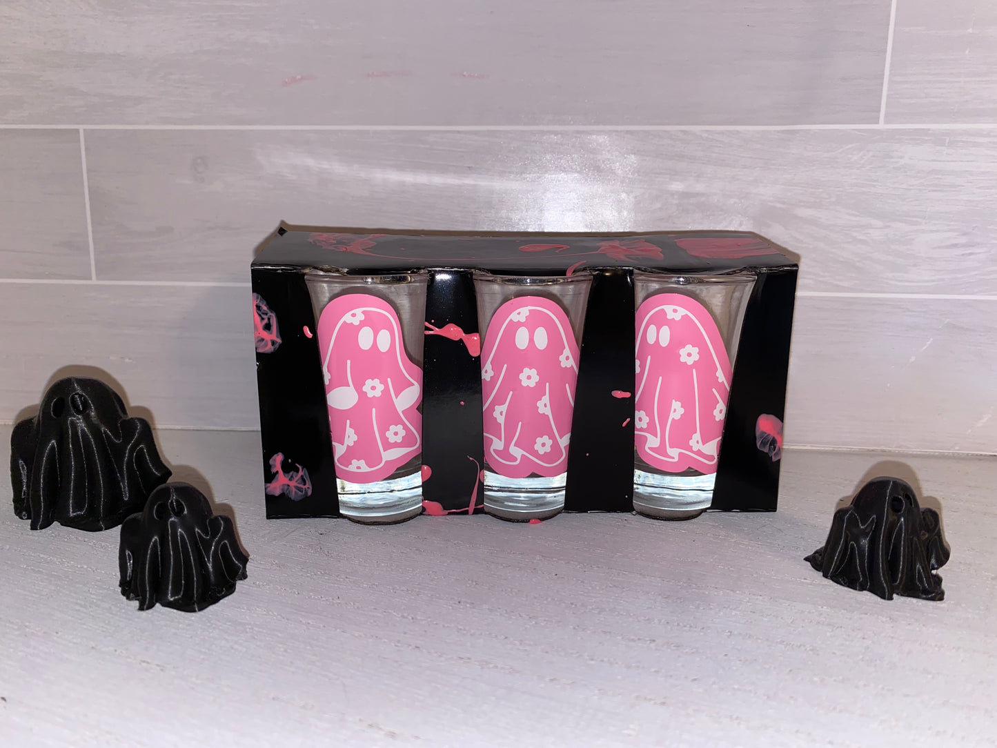 Halloween Ghost Shot Glasses (3 pack)