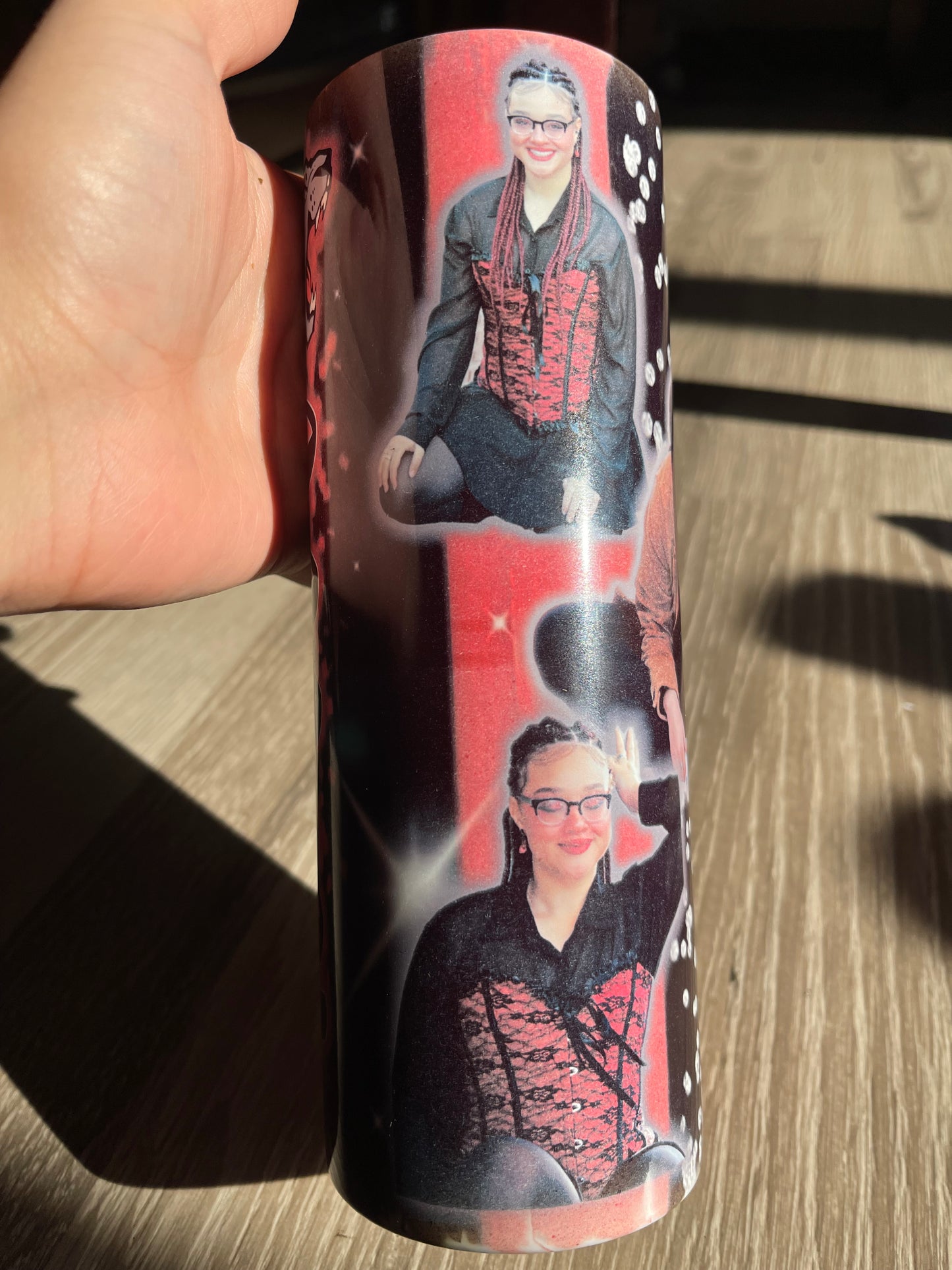 Personalized Stainless Steel Graduation Tumbler w/ Pictures (20oz Skinny)