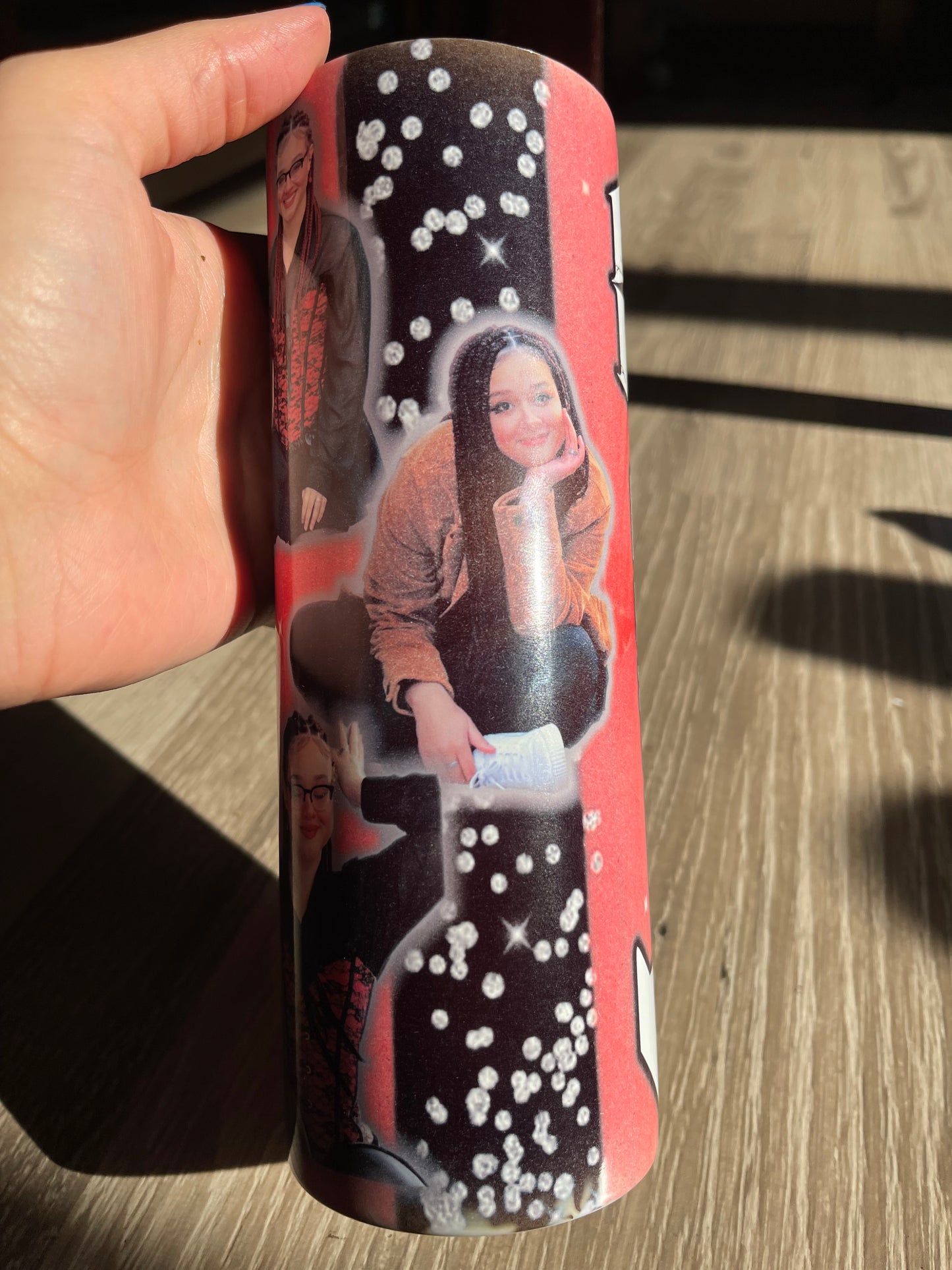 Personalized Stainless Steel Graduation Tumbler w/ Pictures (20oz Skinny)