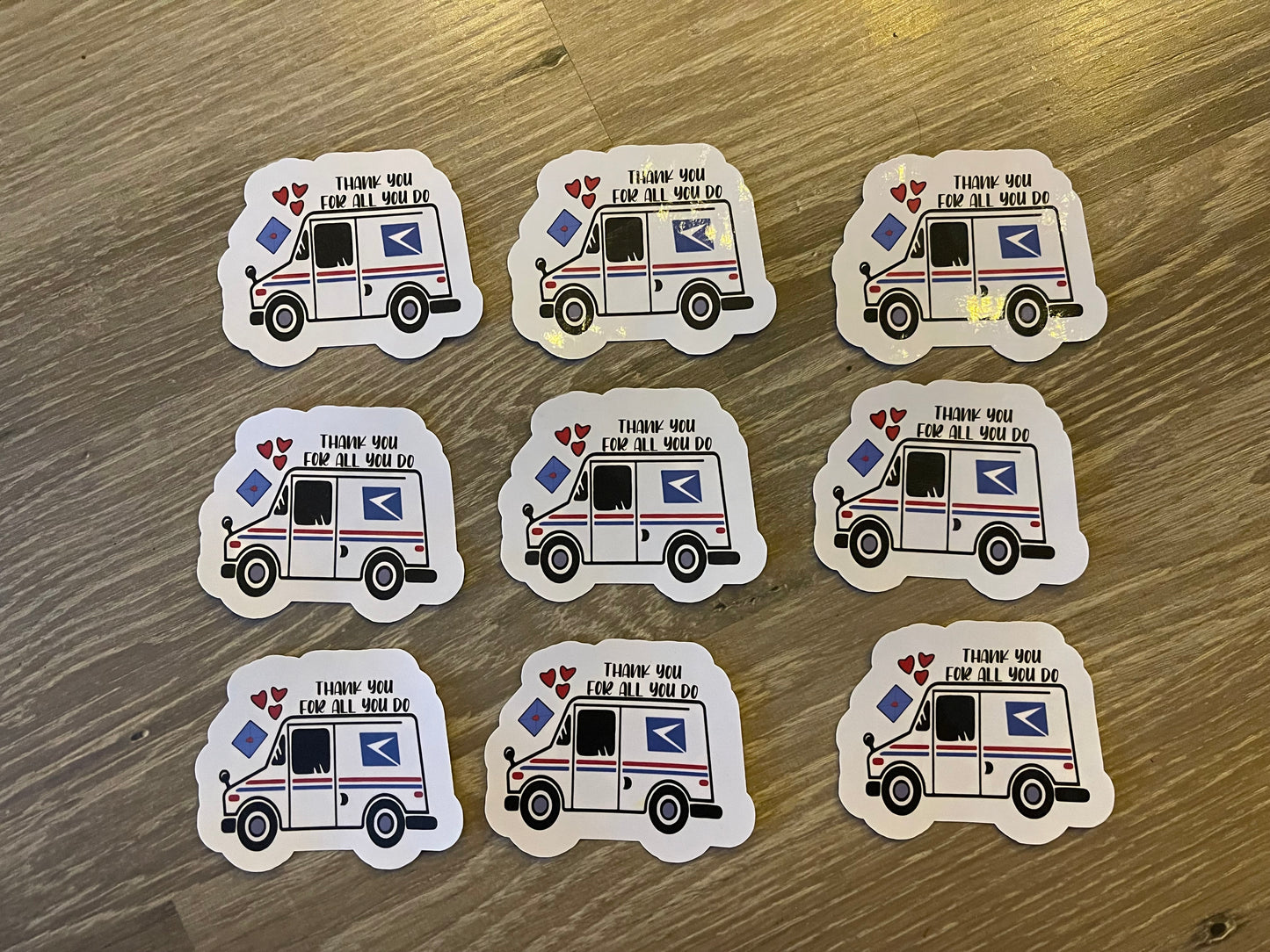 Thank You USPS Postal Sticker