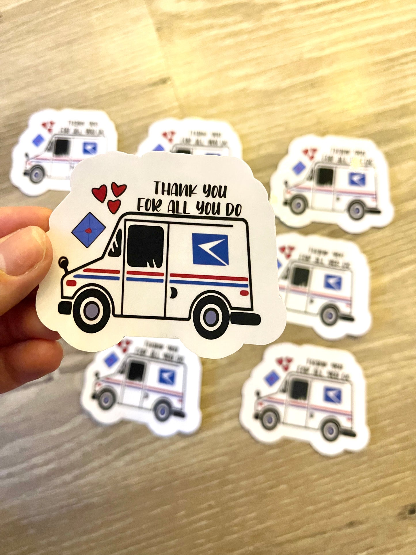 Thank You USPS Postal Sticker