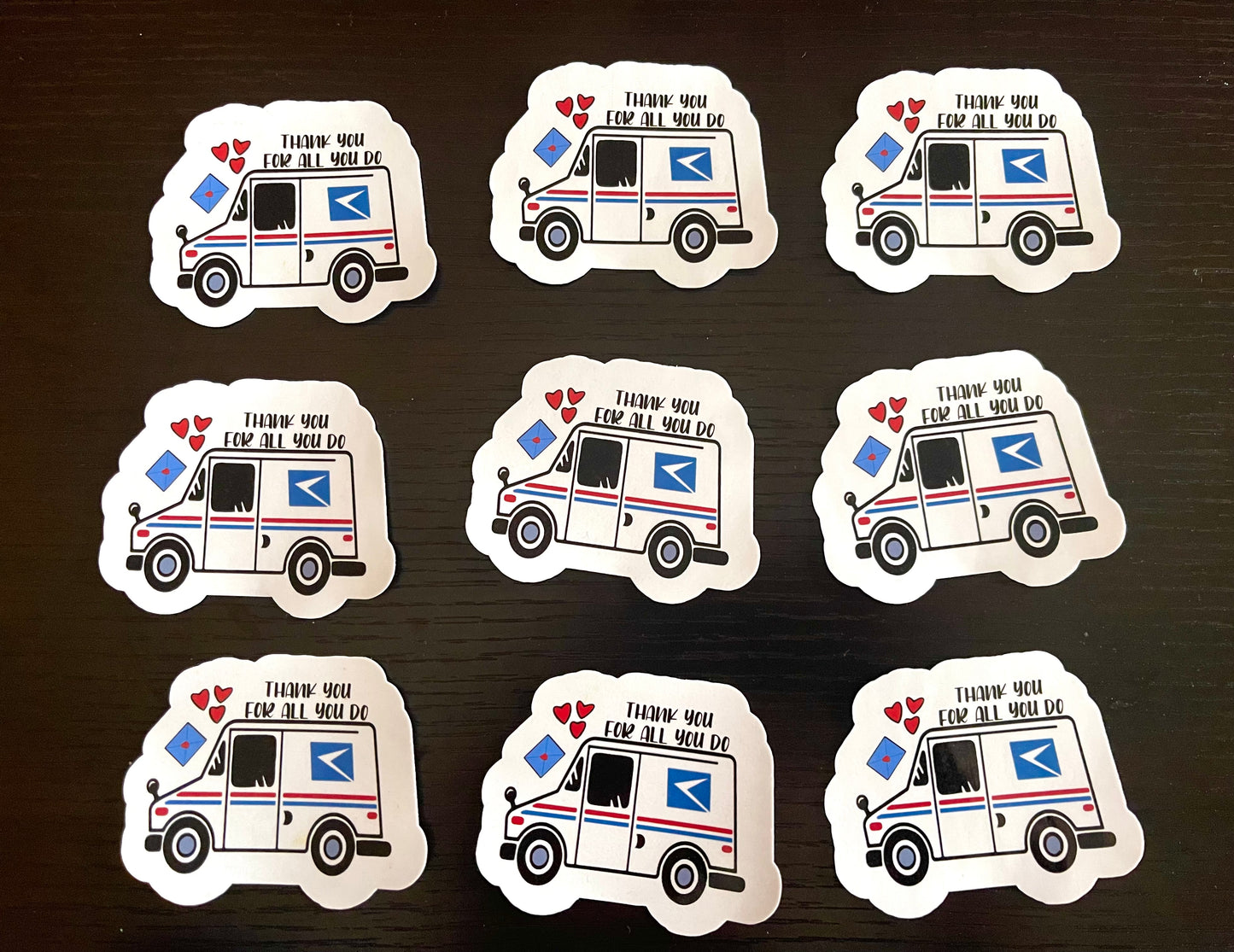 Thank You USPS Postal Sticker