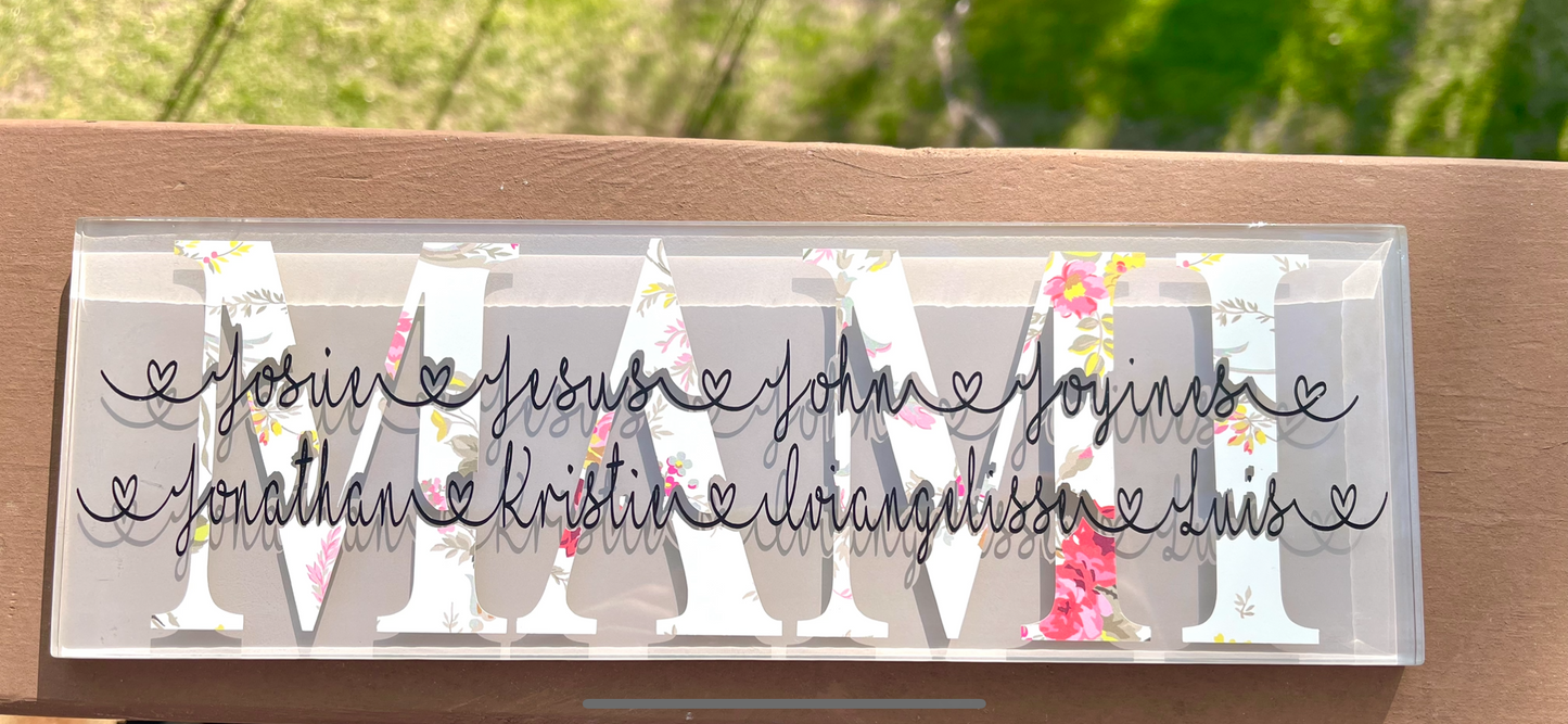 Large Custom Mother's Day Tile