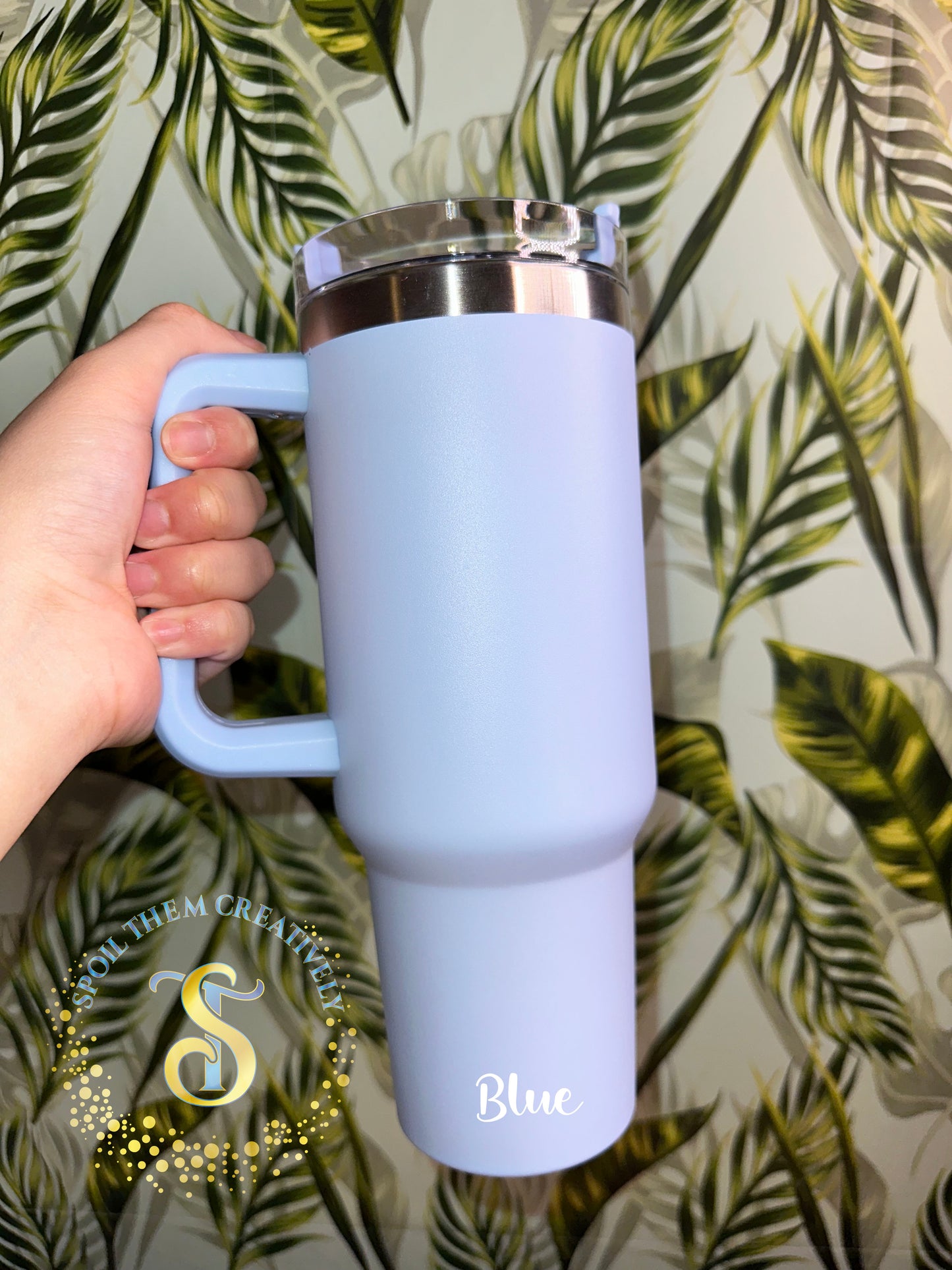 Customize a 40oz Tumbler w/ Handle