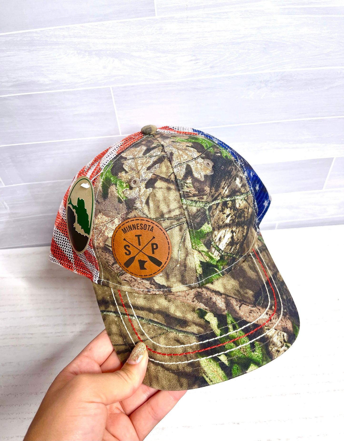 STP Minnesota Leather Patch Hat